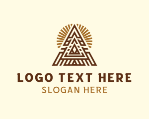 Consulting - Pyramid Architecture logo design