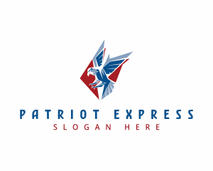 Nationalist - Patriotic American Eagle logo design