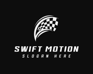 Swoosh - Swoosh Racing Flag logo design