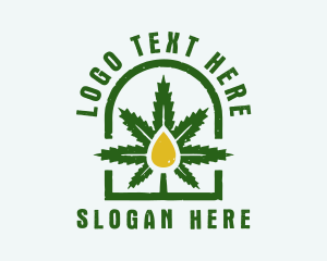 Thc - Organic Weed CBD logo design
