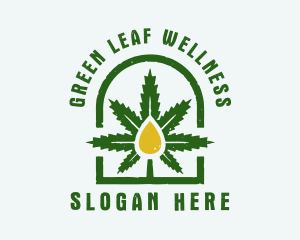 Organic Weed CBD logo design