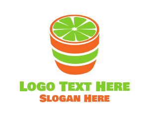 Zesty - Lime Shot Drink logo design