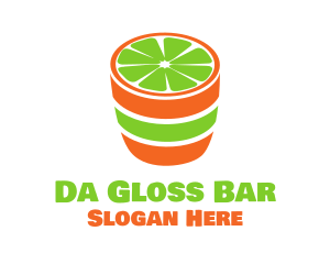 Lime Shot Drink logo design