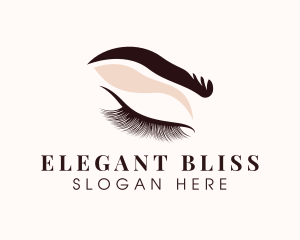 Cosmetic Eye Eyelash Logo