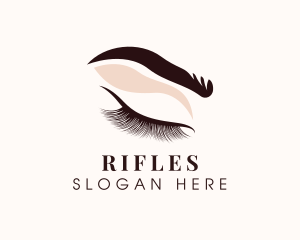 Cosmetic Eye Eyelash Logo