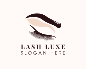 Cosmetic Eye Eyelash logo design