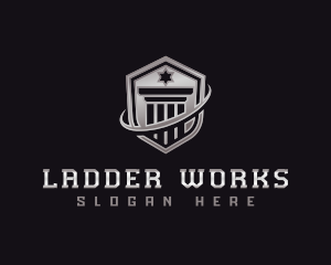 Shield Column Security logo design