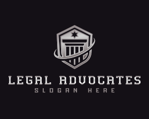 Shield Column Security logo design