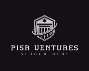 Shield Column Security logo design