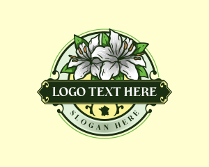 Conservation - Lily Flower France logo design