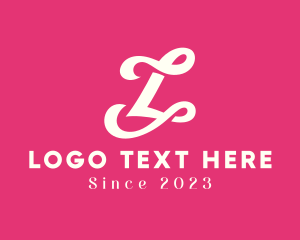 Fashionwear - Fancy Script Letter L logo design