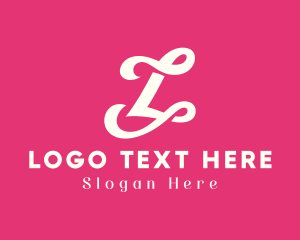 Fancy Script Letter L Logo