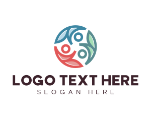 People Community Organization logo design