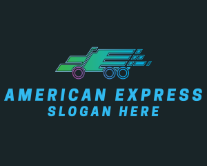 Moving Truck Express logo design