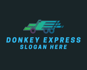 Moving Truck Express logo design