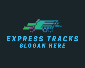 Moving Truck Express logo design