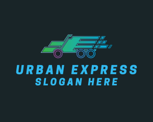 Moving Truck Express logo design