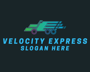 Moving Truck Express logo design