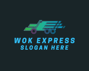 Moving Truck Express logo design