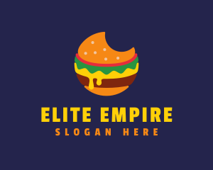 Cheesy Burger Bite logo design