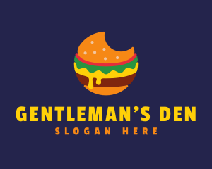 Cheesy Burger Bite logo design