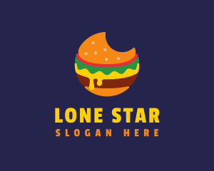 Cheesy Burger Bite logo design