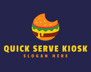 Cheesy Burger Bite logo design