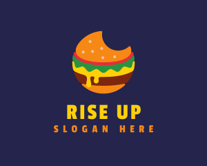 Cheesy Burger Bite logo design