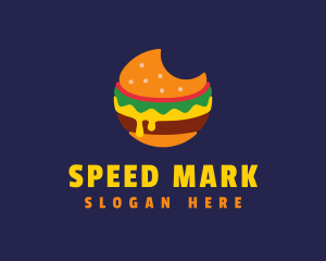 Cheesy Burger Bite logo design