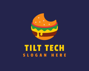 Cheesy Burger Bite logo design