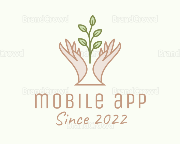 Gardening Hand Plant Logo