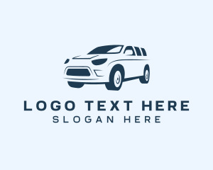 Sports Utility Vehicle - SUV Garage Vehicle logo design