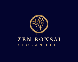 Bonsai - Elegant Tree Garden logo design