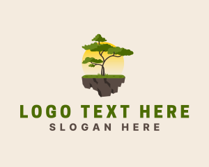 Island - Tree Nature Park logo design
