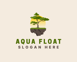 Floating - Tree Nature Park logo design