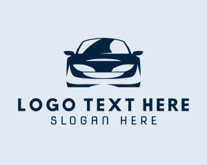 Racecar - Sedan Car Racing logo design