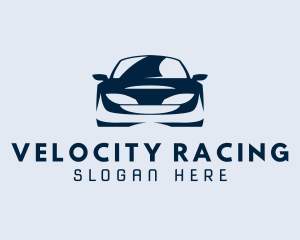 Sedan Car Racing logo design