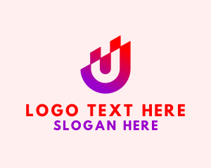 Gradient - Creative Startup Letter U logo design