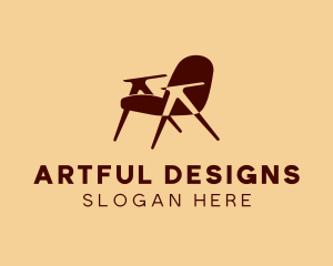 Chair Furniture Interior Design logo design