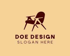 Chair Furniture Interior Design logo design