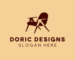 Chair Furniture Interior Design logo design