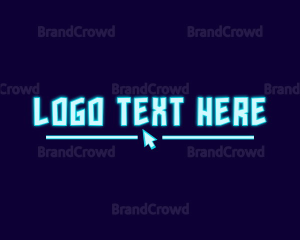 Neon Cyber Stream Logo