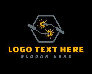 Welding Torch Fabrication logo design