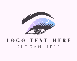 Eye - Cosmic Beauty Makeup logo design