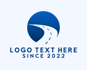 Highway - Cargo Delivery Logistics logo design