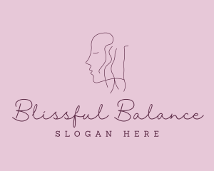 Face Nude Body Feminine logo design