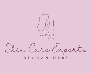 Face Nude Body Feminine logo design