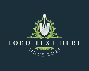Trowel - Garden Landscaping Shovel logo design