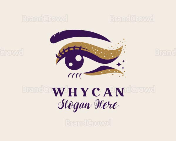 Beauty Eyelash Sparkle Logo