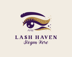 Eyelash - Beauty Eyelash Sparkle logo design